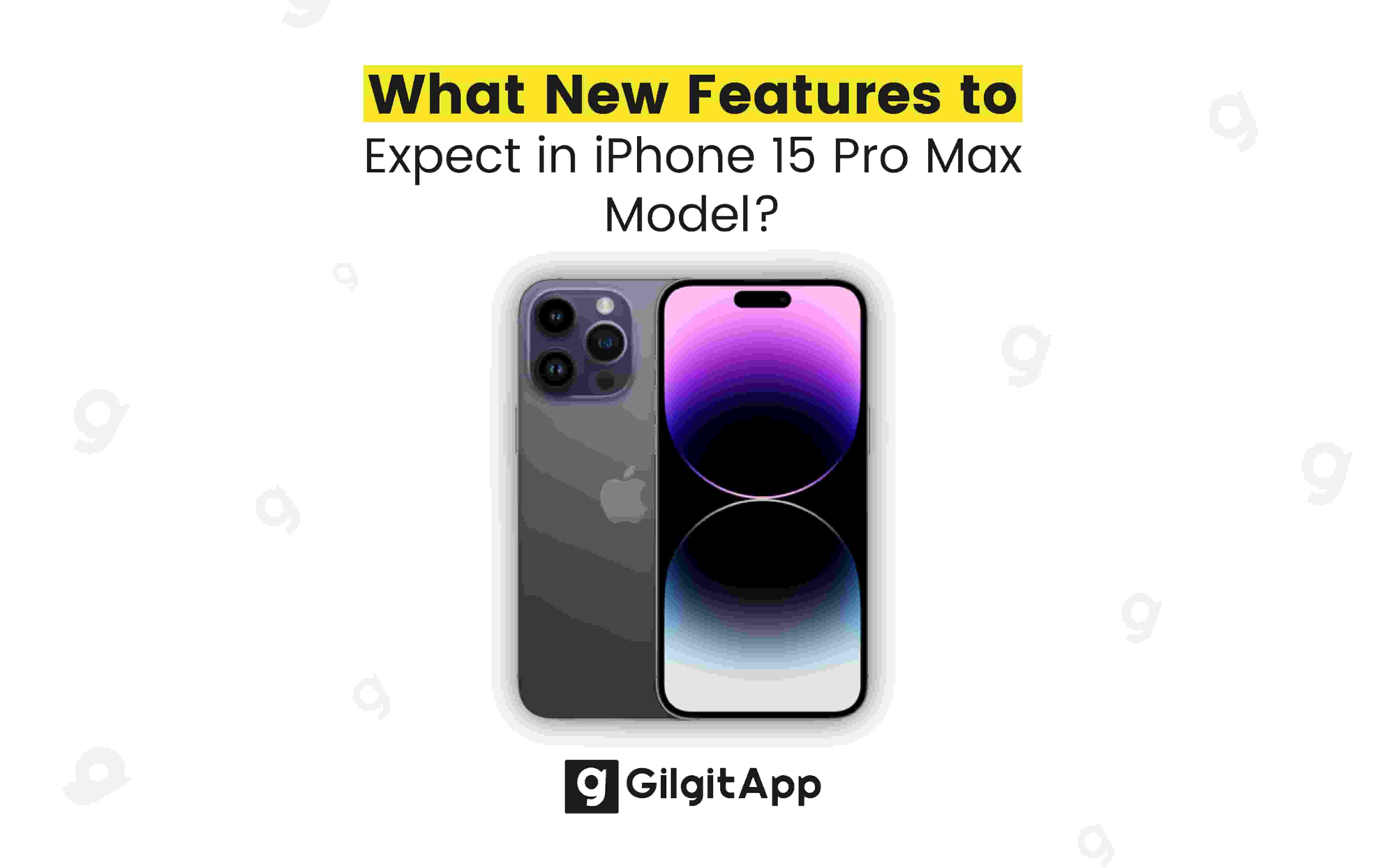 what are the new iphone 15 pro max features