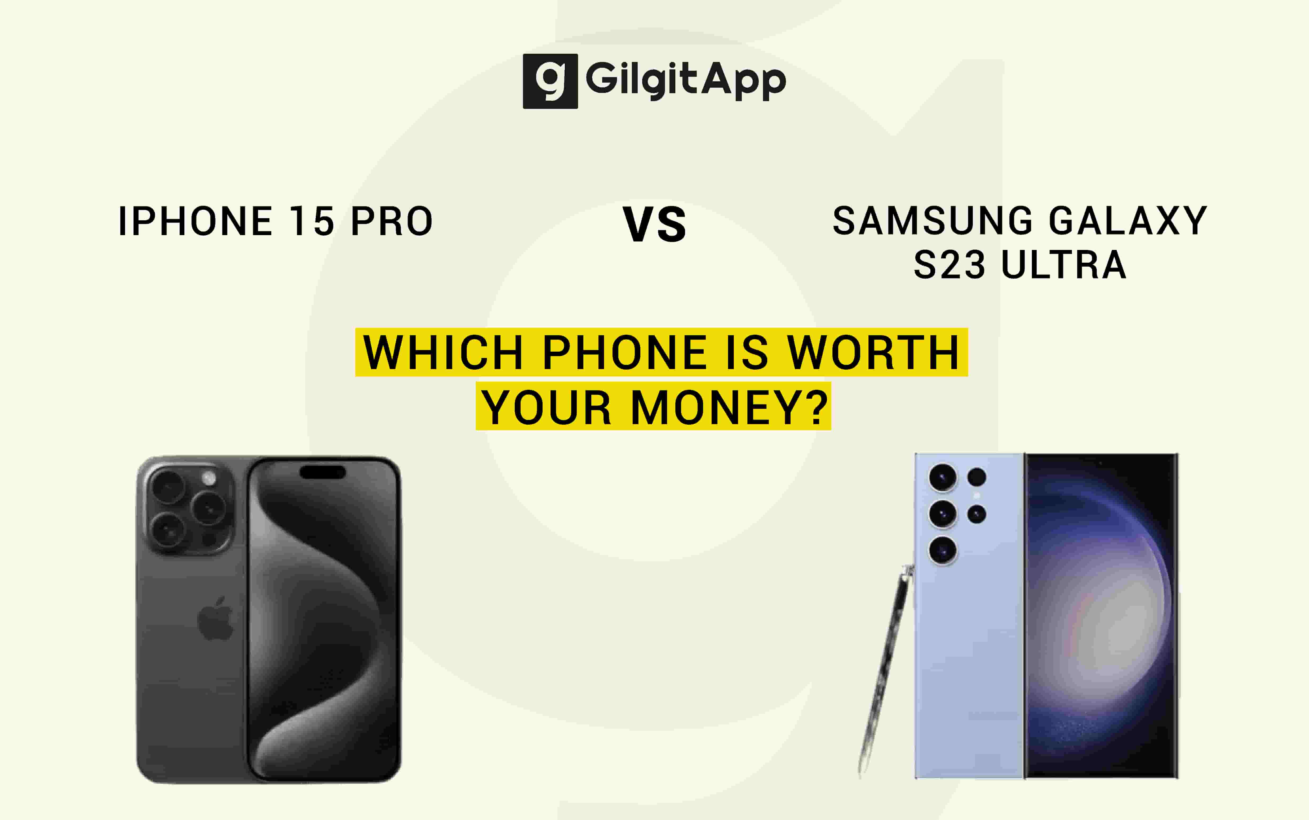 Best 2023 Cell Phone: iPhone 15 Pro Max vs Galaxy S23 Ultra — Eightify