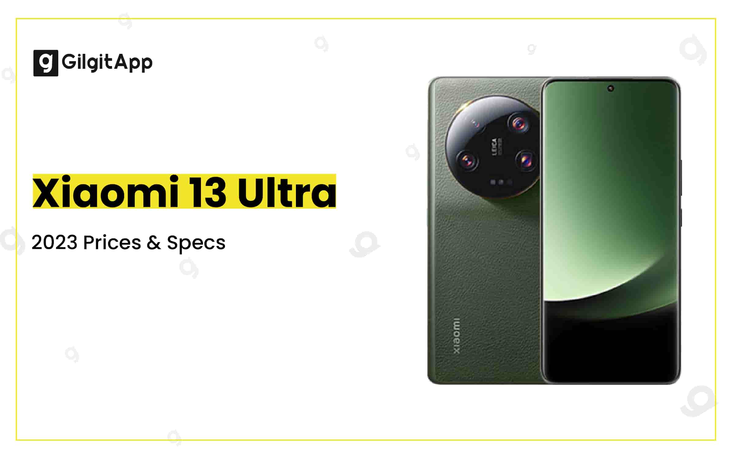 Xiaomi 13 Ultra 2023 Price in Pakistan & Specifications
