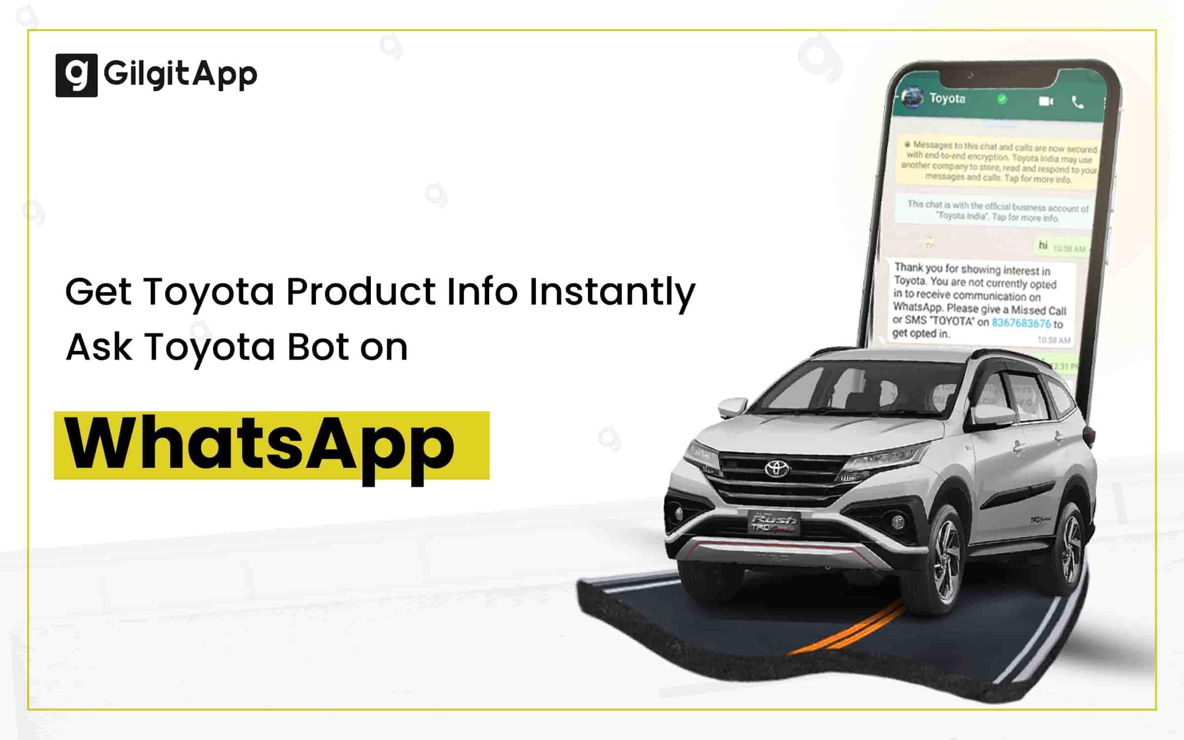 Get Toyota Product Info Instantly - Ask Toyota Bot on WhatsApp