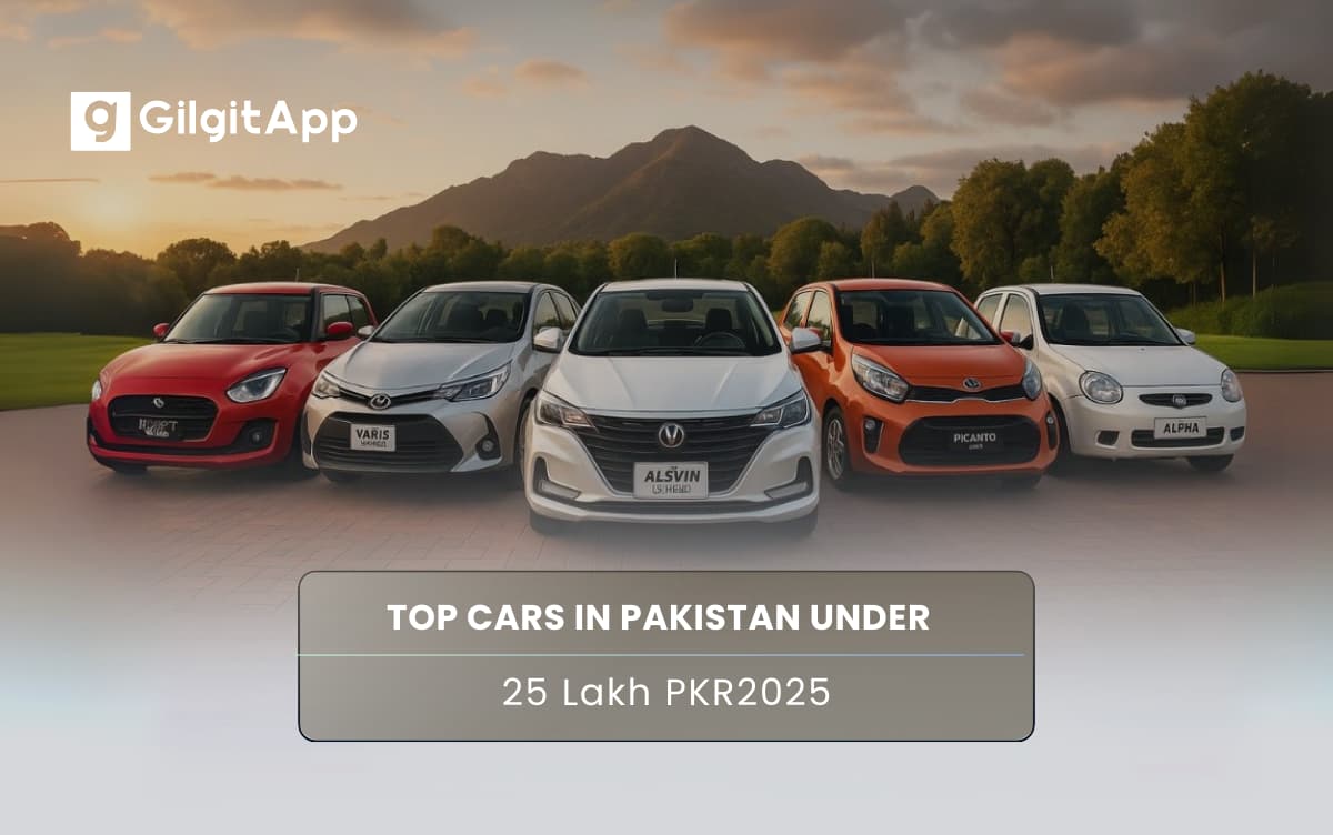 Top Cars in Pakistan Under 25 Lakh PKR for 2025