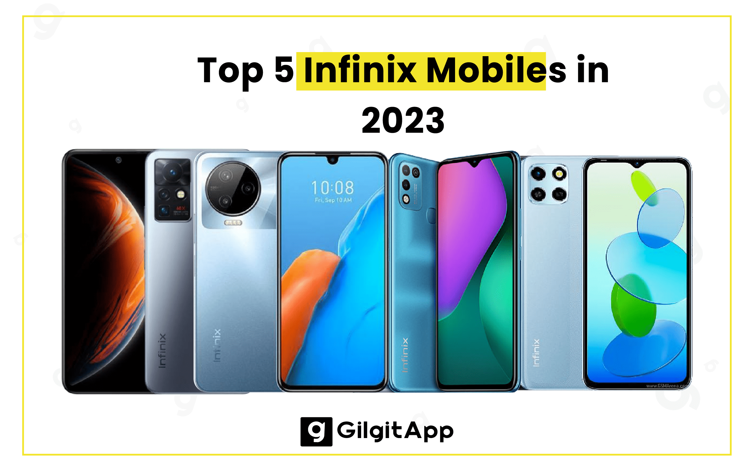 Top 5 Infinix Mobiles in 2023