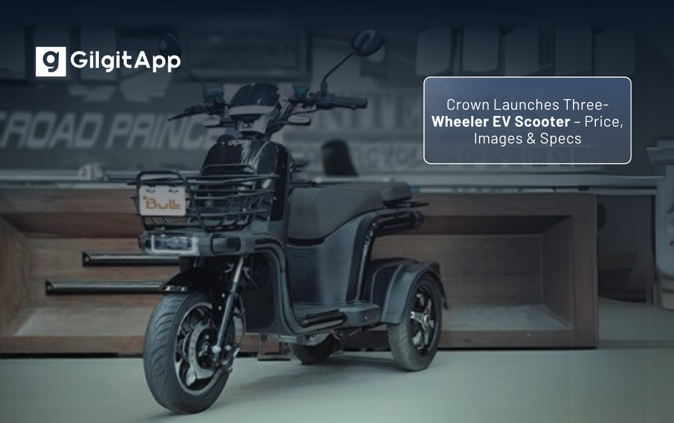 Crown Launches Three-Wheeler EV Scooter – Price, Images & Specs