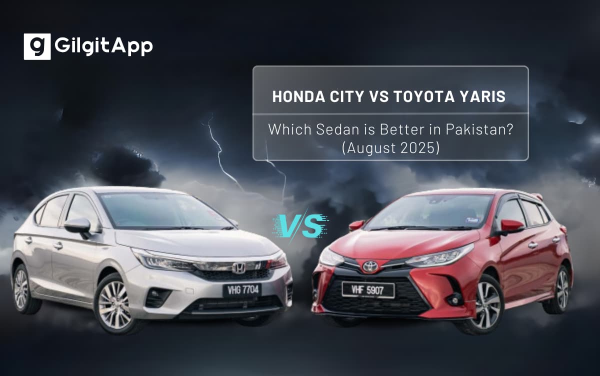 Honda City vs Toyota Yaris — Which Sedan is Better in Pakistan? (August 2025)