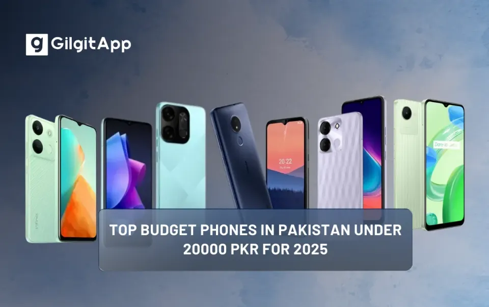 Top Budget Phones in Pakistan Under 20,000 PKR for 2025